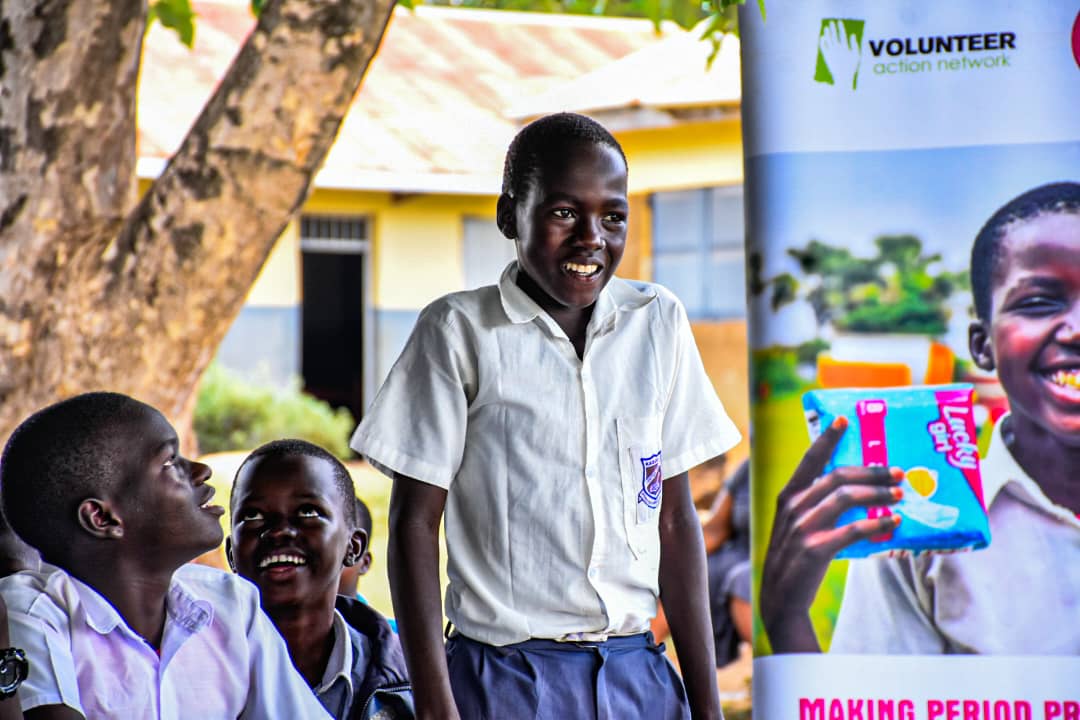 Impacted girl or woman